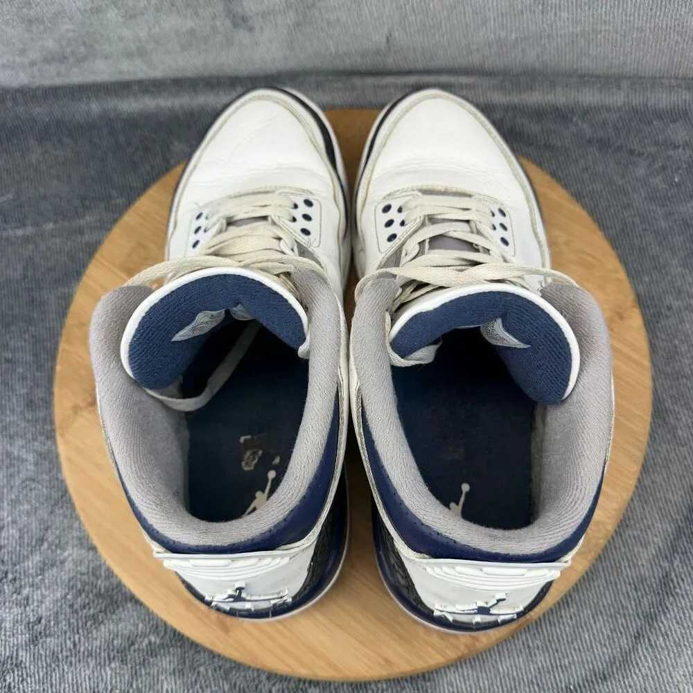 Jordan Air Jordan 3 Retro Midnight Navy Shoes Mens Size 10 Sneakers CT8532-140